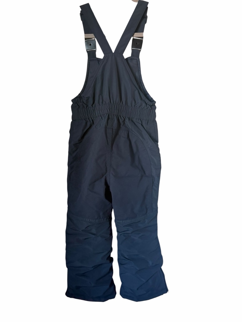 L.L. Bean Kids Squall Waterproof Insulated Iron Knee Snow Bibs Suit Navy Winter - Picture 3 of 8